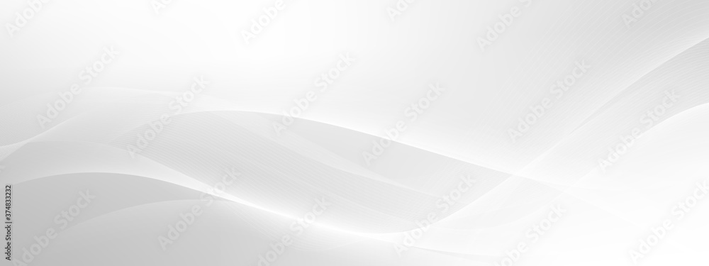 Abstract grey and background poster with dynamic waves. technology network Vector illustration. - obrazy, fototapety, plakaty 