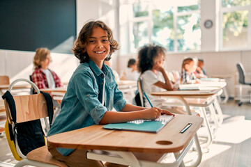 children at school