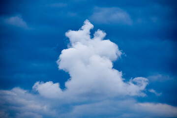 blue sky with clouds