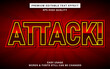 © ilhamnfs - Editable text effect style attack