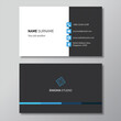 © PlabonIslam - Blue elegant corporate business card design template
