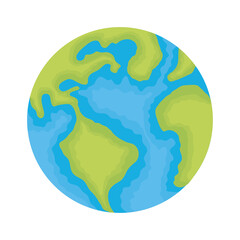 Poster - world planet earth water day icon