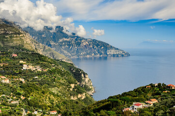 Wall Mural - Magnificent view of the Amalfi coast. Italy.