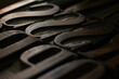 © MyMicrostock/Stocksy - Wood type Letters Background