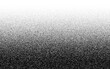 Dotwork gradient pattern vector background. Black noise stipple dots. Sand grain effect. Black dots grunge banner. Abstract noise dotwork pattern. Gradient circles. Stochastic dotted vector background