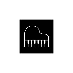 Canvas Print - Piano logo