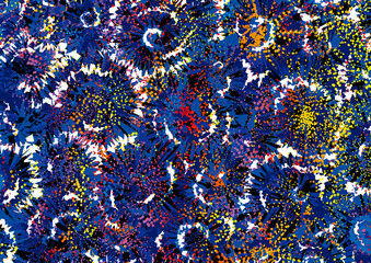 Wall Mural - 花火のようなイメージ