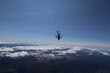 © sindret - Skydivers over snowy mountains in Norway