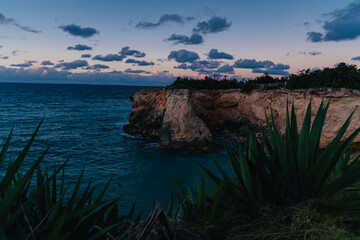 Sticker - Anguilla island sunset