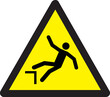© panupol - Danger of falling signs and symbols