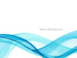 Fototapeta Abstrakcje - Modern Blue wave design background