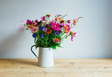 Flowers In A Vase On A Table
