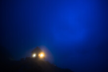 Gauli Mountain Hut At Night