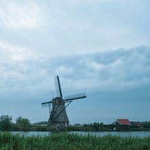 Windmill At Kinderdijk, Netherlands