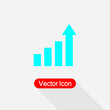 © Евгений Яковина - Business And Income Rise Icon, Bar Chart Icon Vector Illustration Eps10