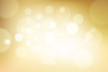gold glittering background with bokeh effect. golden twinkled light backdrop for wedding or christma