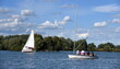Segelboote auf dem Dutenhofener See