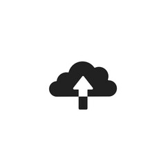 Wall Mural - upload to cloud, simple wed icon. save arrow concept illustration in vector flat