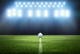 Fototapeta Sport - Soccer events through the corona virus time