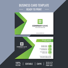 Wall Mural - Double sided design business card