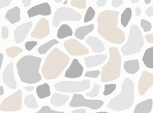 Cobblestones pattern pathway template background, vector graphics asset of cobblestones pattern template.