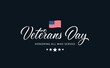 © Onabi - Veterans Day text with lettering 'Honoring all who served'. Hand lettering typography design. USA Veterans Day calligraphic inscription.