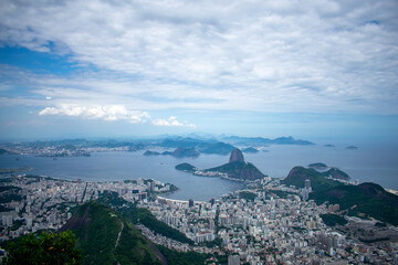 Wall Mural - Rio de Janeiro city from the upside, Brazil