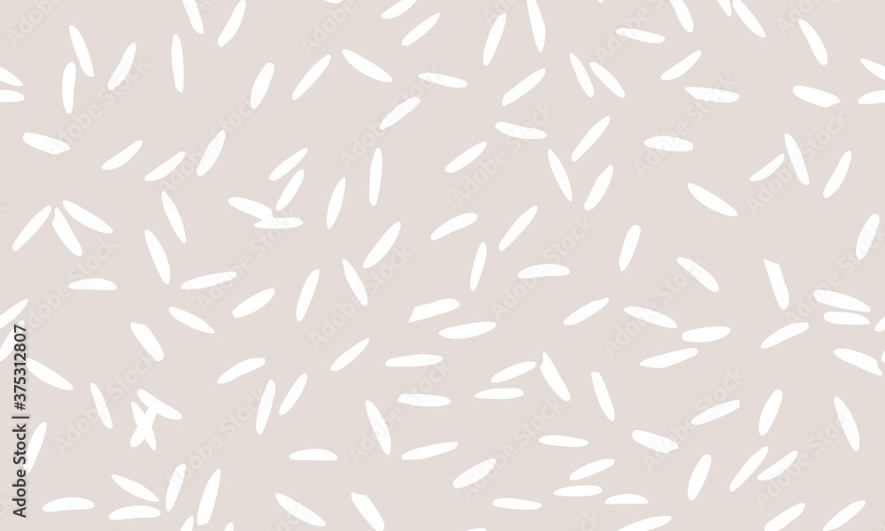 Wild Rice Pattern Material Simple rice grain pattern, background. For fabric, wrapping paper ...