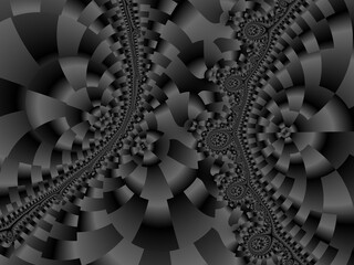 Silver black metal abstract background with gears