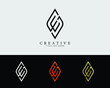 letter E and S design logo template  modern creative elegant