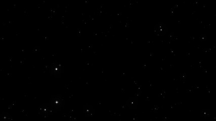 Wall Mural - stars sparkling in the night sky background loop/ 4k animation of an abstract space background of wh