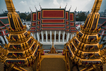 Wall Mural - Buddhist Temple in Bangkok Thailand