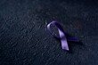 © nito - purple ribbon for alzheimers awareness