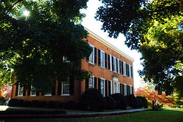 Federal Hall, the home that inspired Stephen Foster's song My Ol Kentucky Home, now sits in a state park in Kentucky