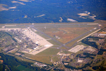 An Aerial View Of Maguire Air Force Base, New Jersey
