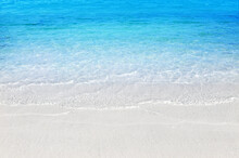 Summer With Clear Water Sea And Sandy White Sand Beach