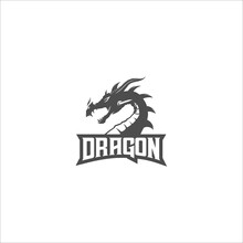 Dragon Silhouette Logo