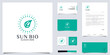 © art_bee8 - Sun bio logo and brand identity design