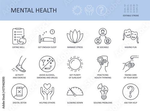 Fotografía Icons 15 top tips for good mental health