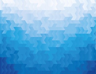 Canvas Print - Abstract blue geometric background