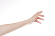 © mediasaver - the hand of a woman holding her palm in her hand.
