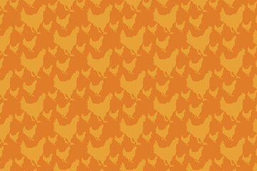 Sakura smales rooster pattern. suitable for wallpapers and backgrounds