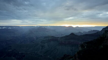 Wall Mural - Grand Canyon National Park under thunderstorm