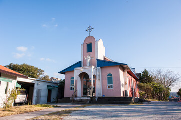 Wall Mural - The catholic small cathedral.