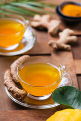 Sticker - Turmeric ginger drink, immune booster, anti inflammatory beverage