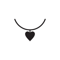 Poster - Necklace jewelry logo design template