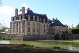 Fototapeta Boho - Le chateau de la Ferté Saint Aubin vu du parc