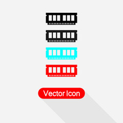 RAM Icon, Random Access Memory Icon Vector Illustration Eps10