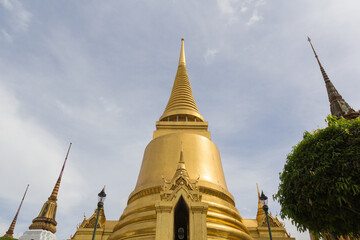 Gold pagoda in Wat Phra Kaew