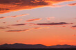 krajobraz zachód słońca niebo chmury góry lato
